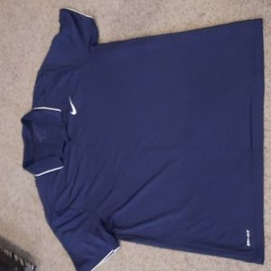 Men's XXL NIKE DRI-FIT polo navy